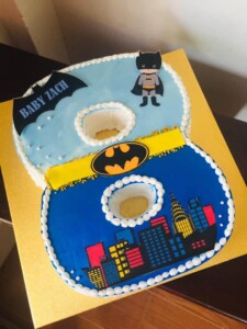 number 8 cake - batman