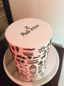 hand-painted cake 11