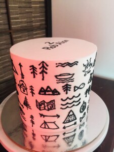 hand-painted cake 12