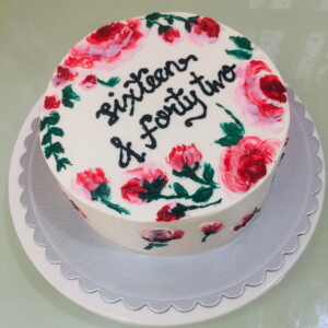 hand-painted cake 4