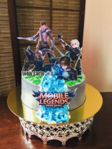 mobile legends cake, gusion