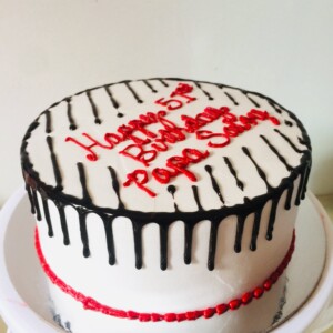 minimalist cake for husband