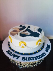 cakes for men, nautical theme