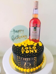 tanduay cake design, beer-themed cake, rhum cake
