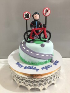 cyclist cake design, cake design for men