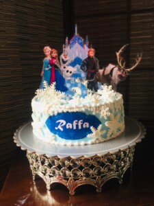 frozen cake designs, 1 tier