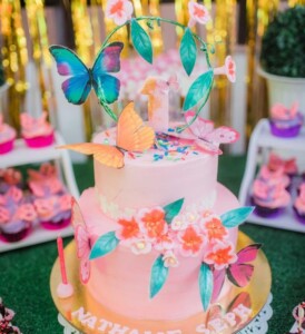 butterfly cake - 2 tier