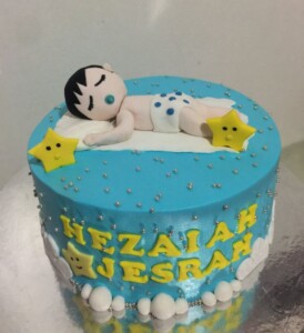baptism cake for boys
