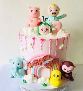 cocomelon cake design fondant toppers