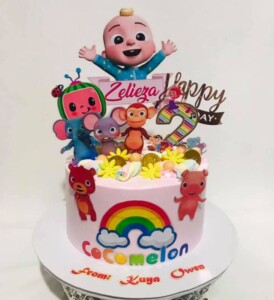 cocomelon cake design for girl