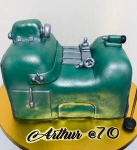 lathe machine cake