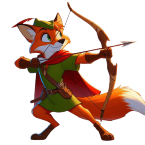 Robin Hood (the fox) from Disney's Robin Hood