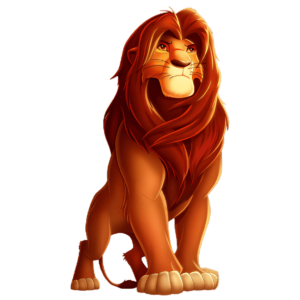 Simba (adult version) from The Lion King